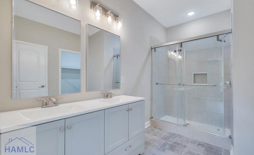 2nd Floor Master Bath with walk in shower