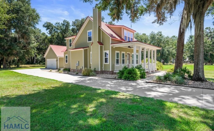 Expansive Driveway